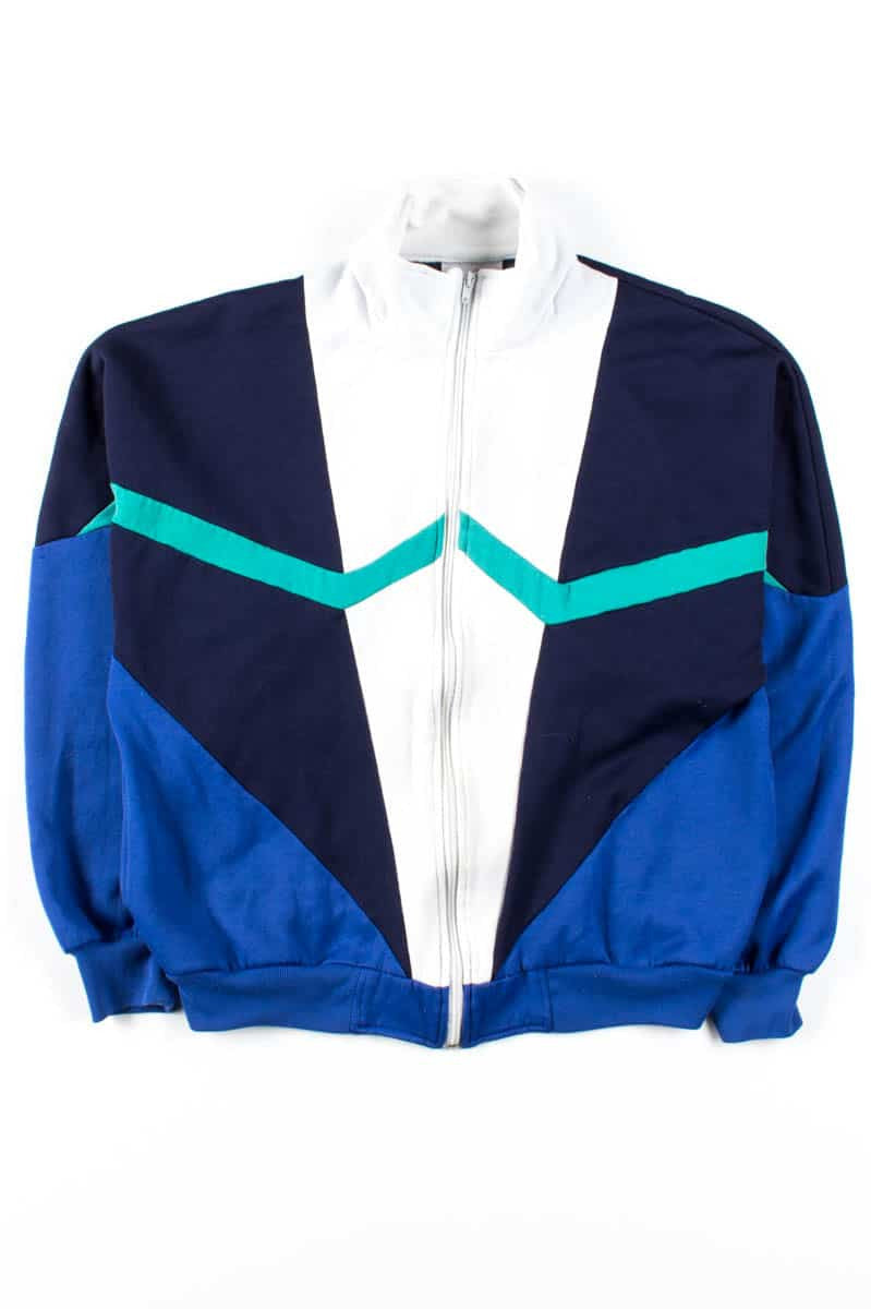 Blue & White Track Jacket
