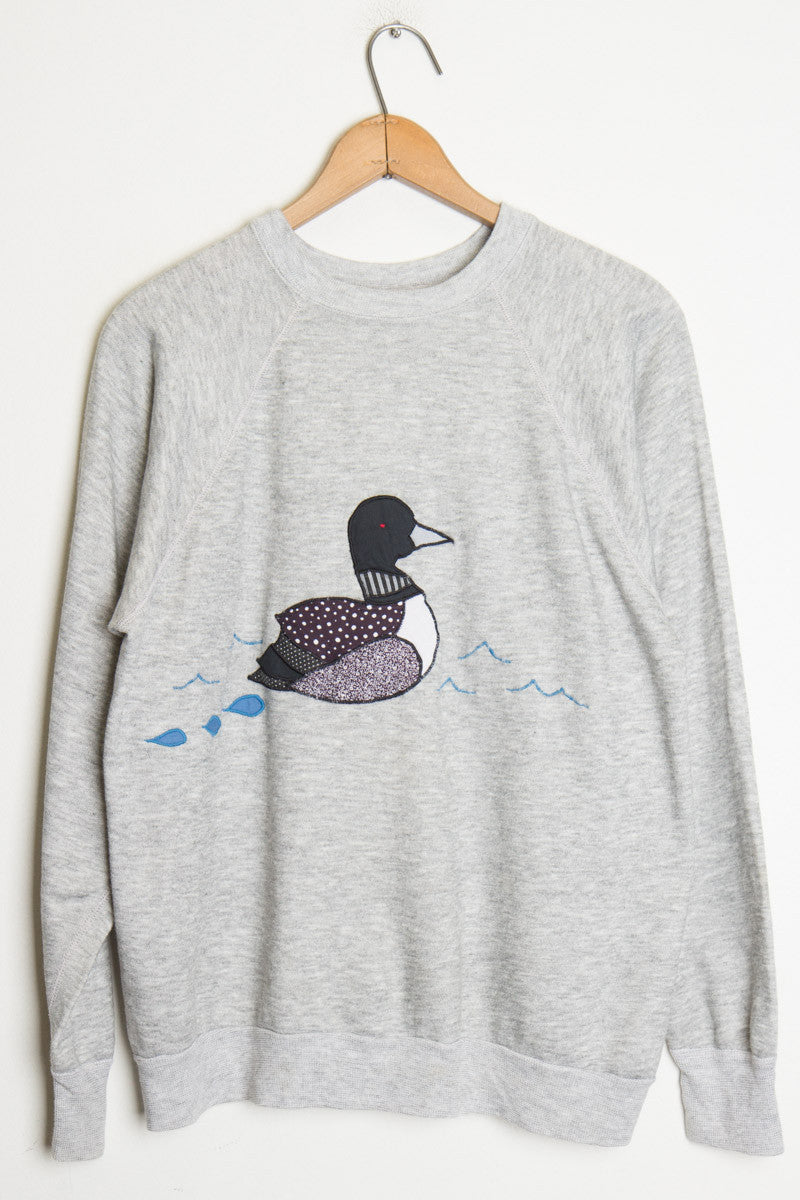 Patchwork Loon Sweatshirt