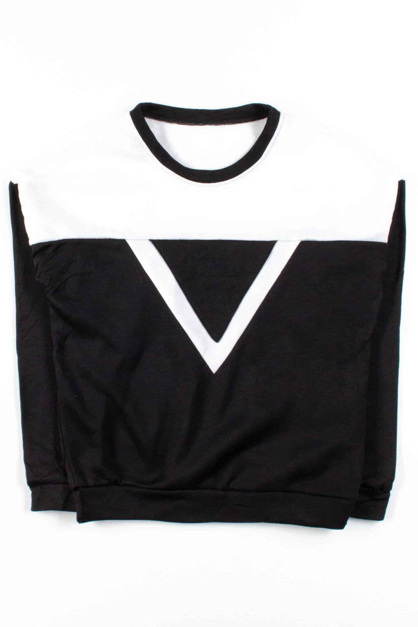 Black & White Triangle Sweatshirt