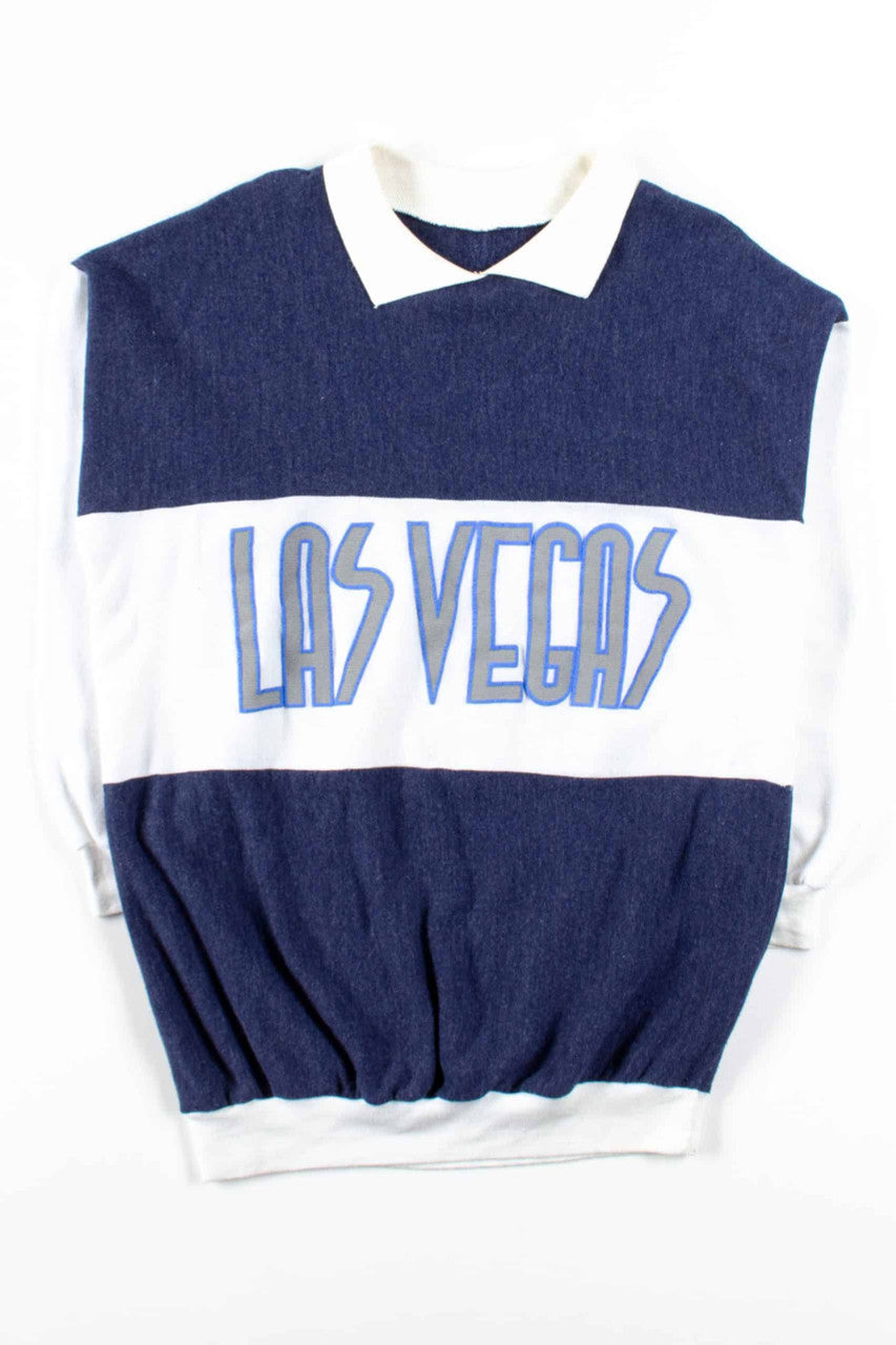 Vintage Collared Las Vegas Sweatshirt