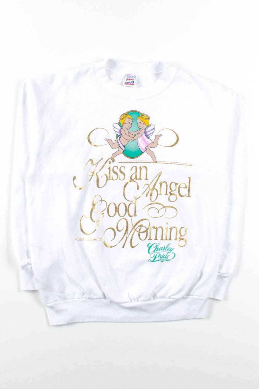 Kiss An Angel Good Morning Sweatshirt