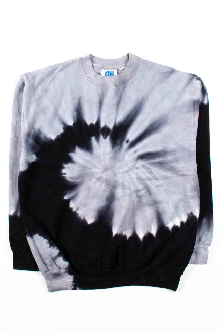 Grey Spiral Tie Dye Sweatshirt