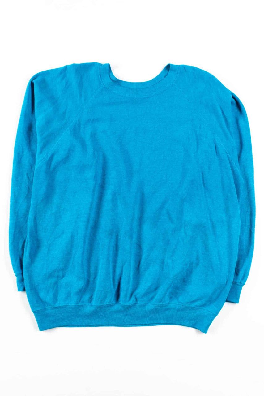 Blue Bleached Sweatshirt
