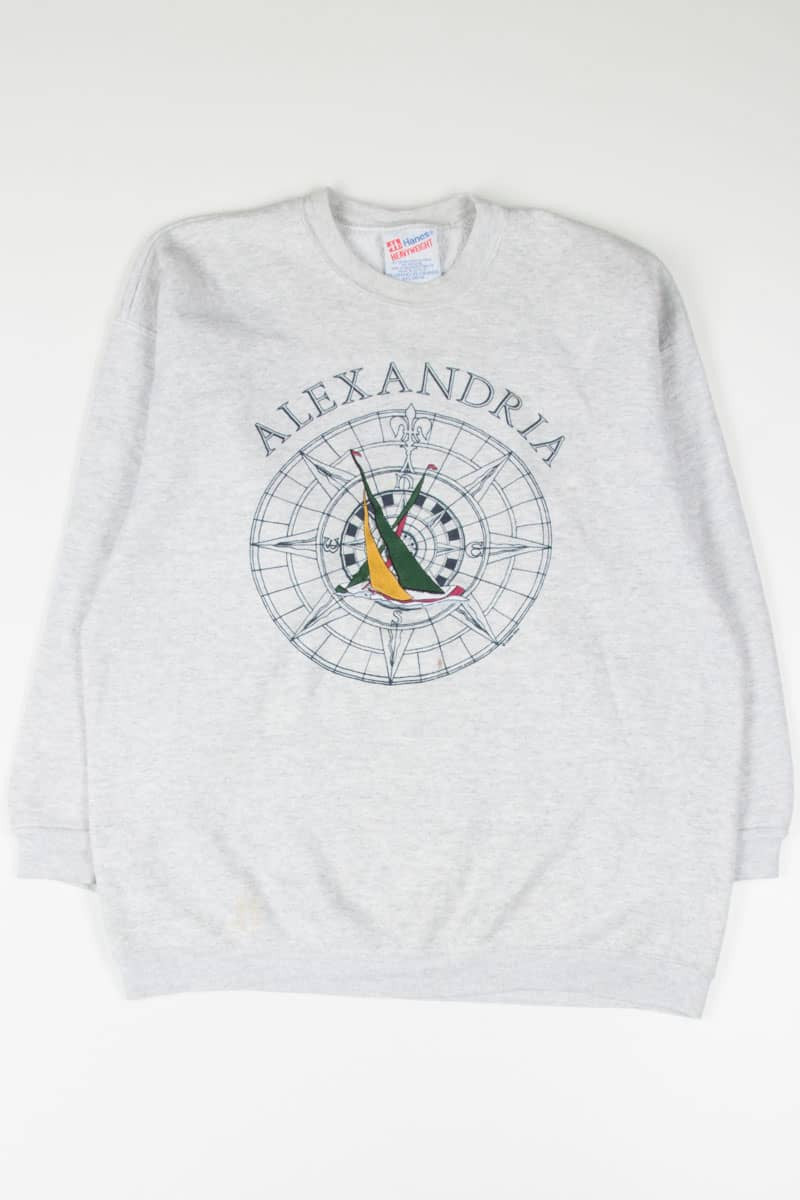 Embroidered Alexandria Sweatshirt