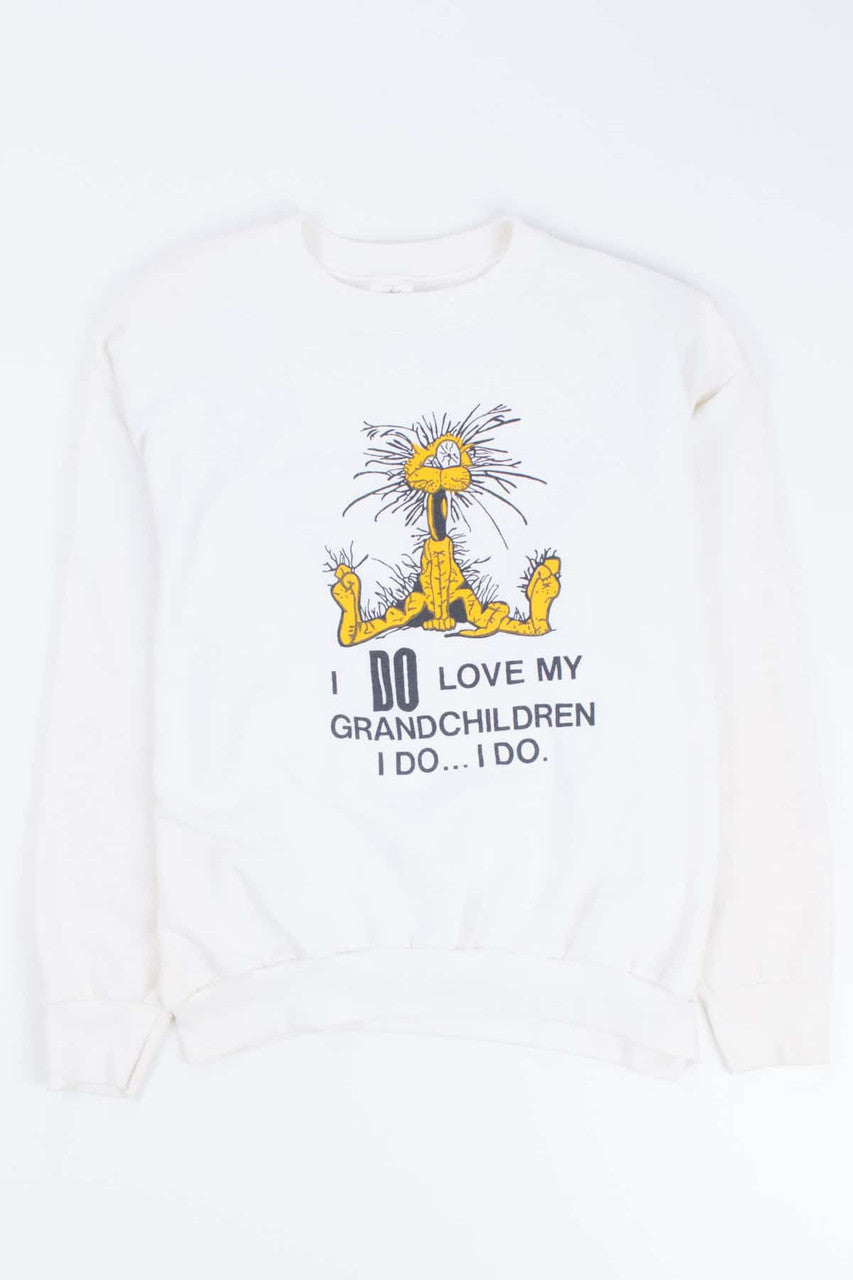 I DO Love My Grandchildren Vintage Sweatshirt