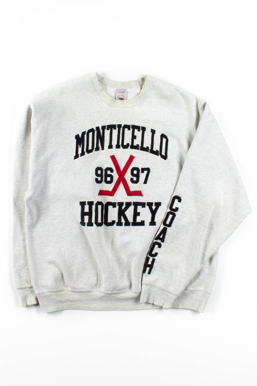 Monticello Hockey Coach Sweatshirt