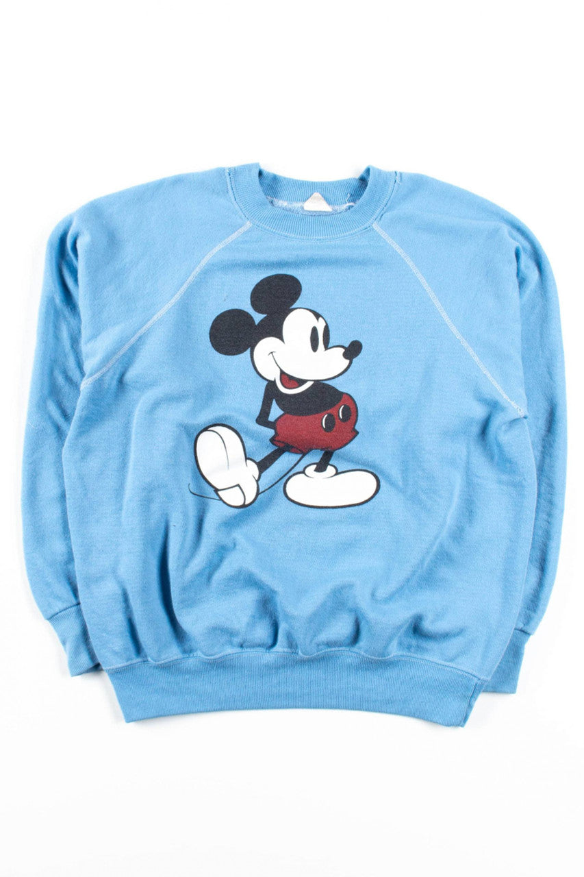 Vintage Blue Mickey Sweatshirt