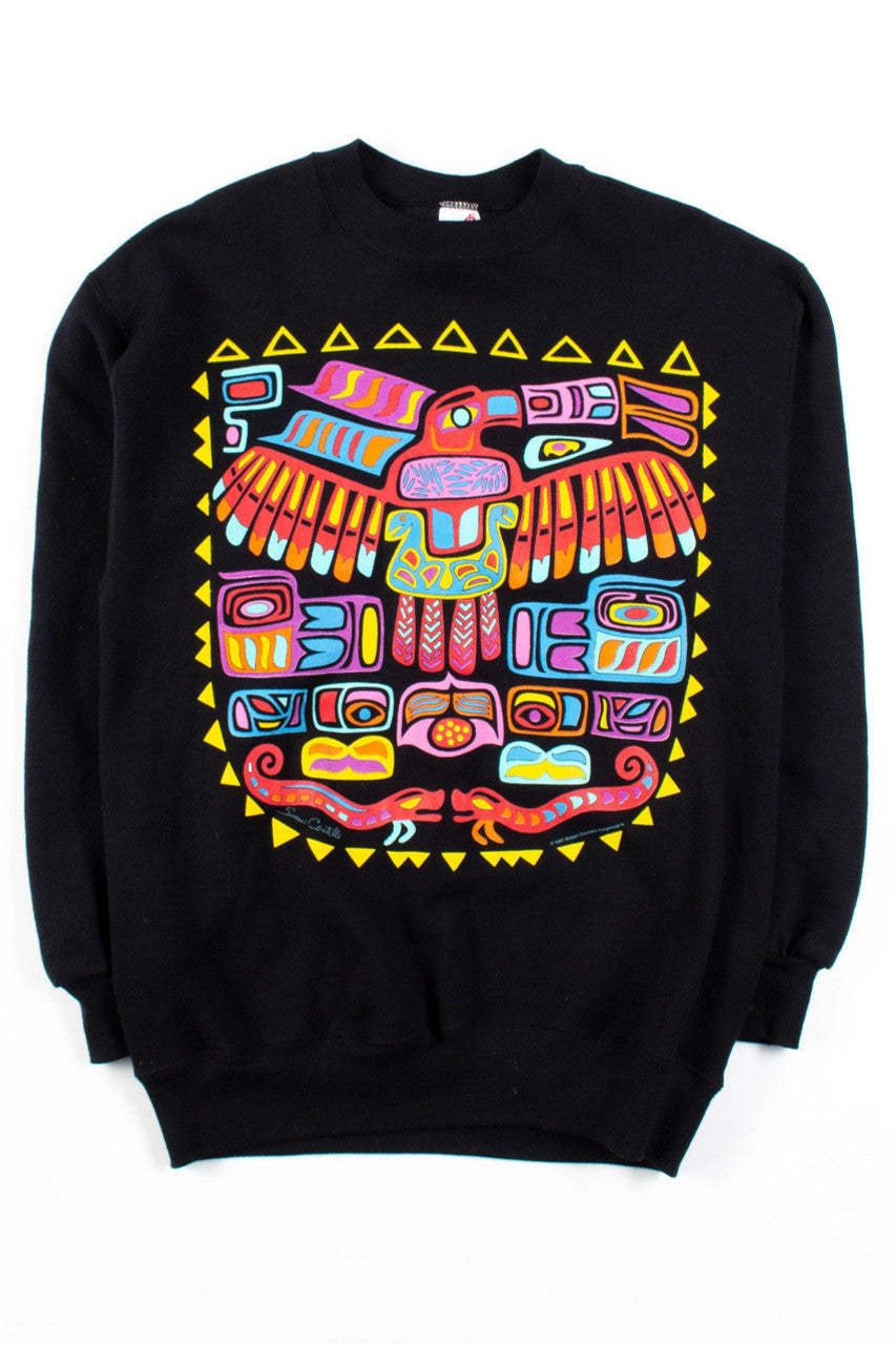 Black Totem Painting Sweatshirt