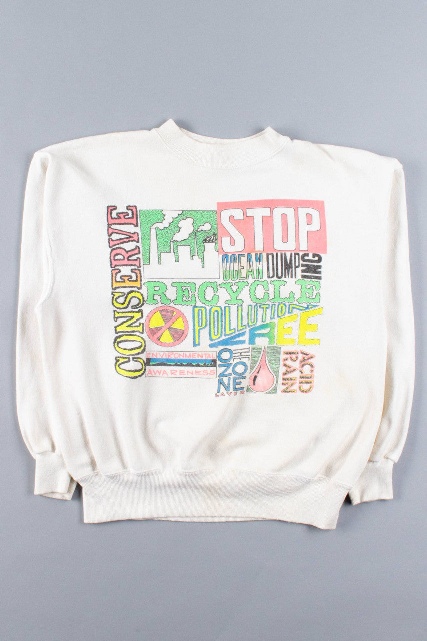 90s Environmentalism Sweatshirt