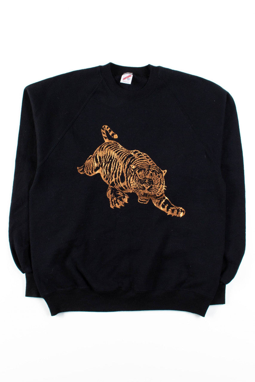 Gold Foil Tiger Sweatshirt