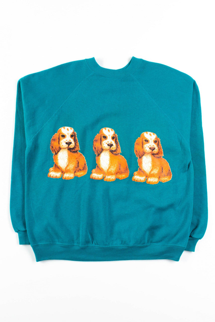 Three Puppies Sweatshirt