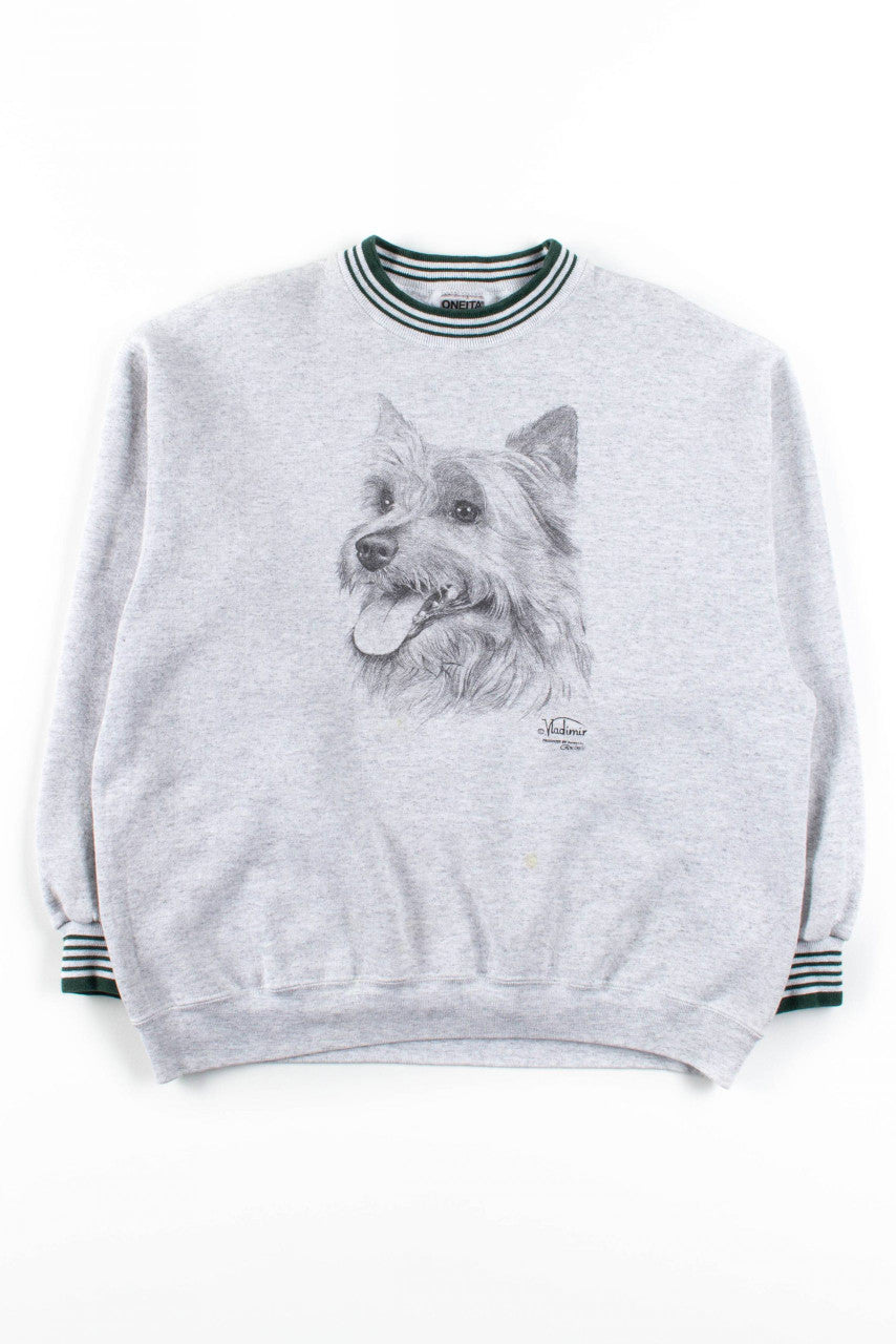 Dog Pencil Sketch Sweatshirt