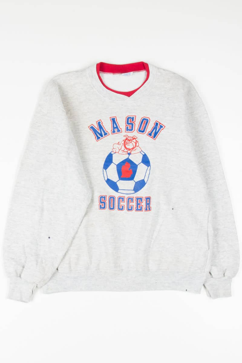 Vintage 1989 Mason Soccer State Champs Sweatshirt