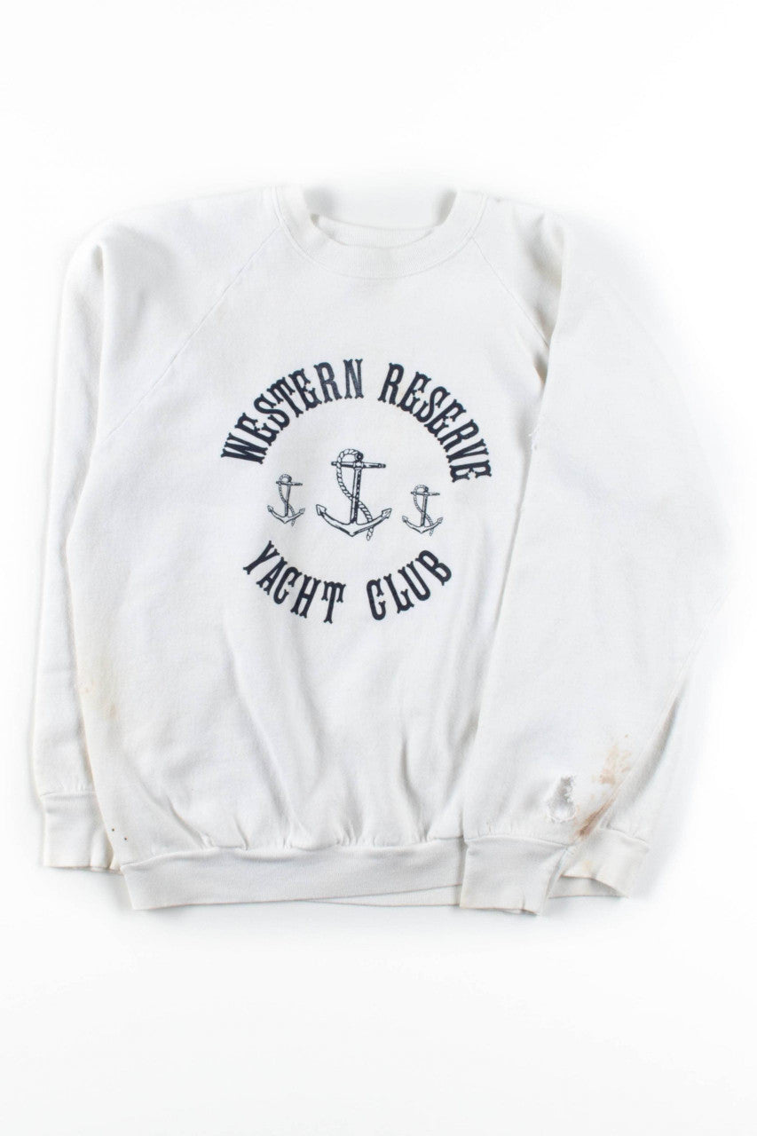 Western Reserve Yacht Club Distressed Sweatshirt