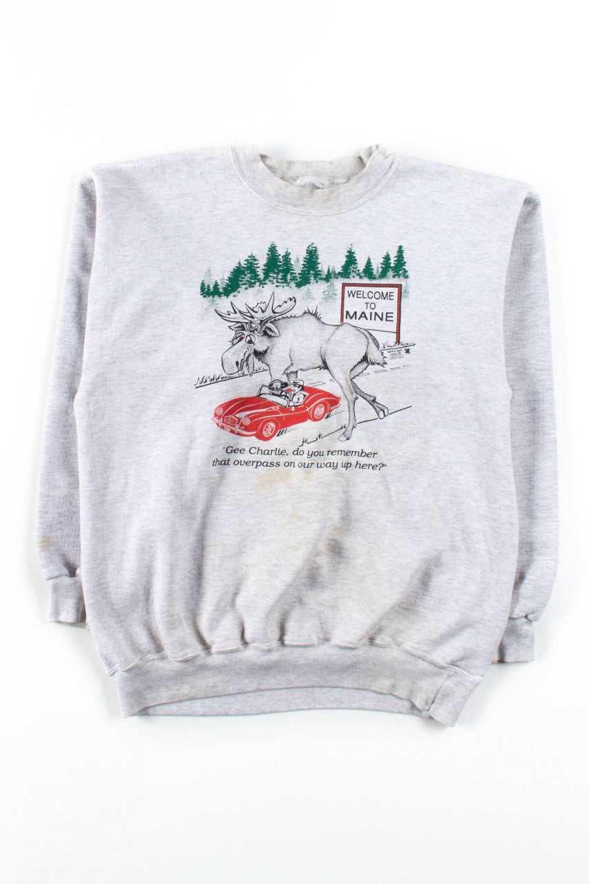 Welcome To Maine Sweatshirt