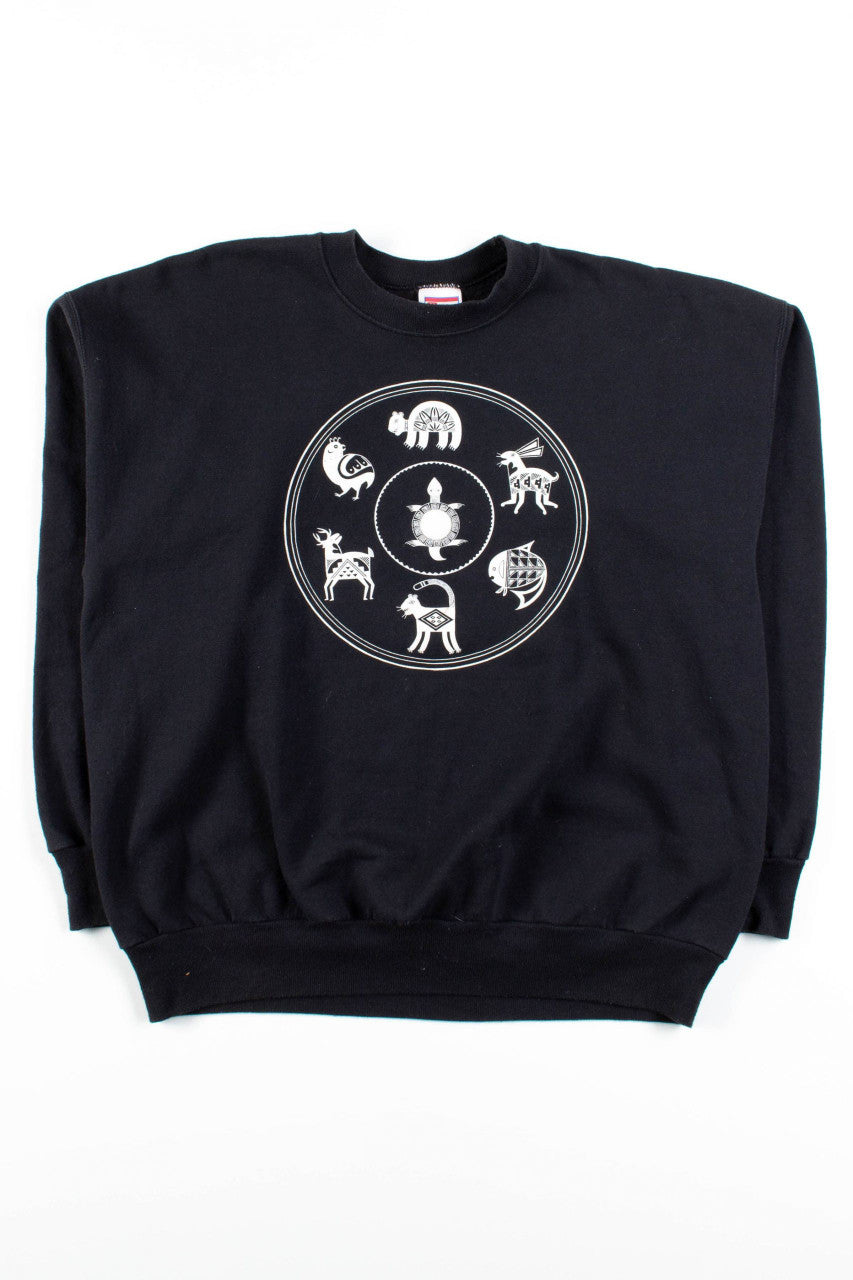 Animal Circle Sweatshirt