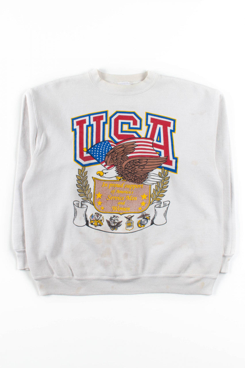 USA Service Men & Women Sweatshirt