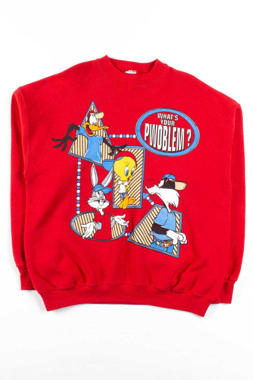 What's Your Pwoblem? Looney Tunes Sweatshirt