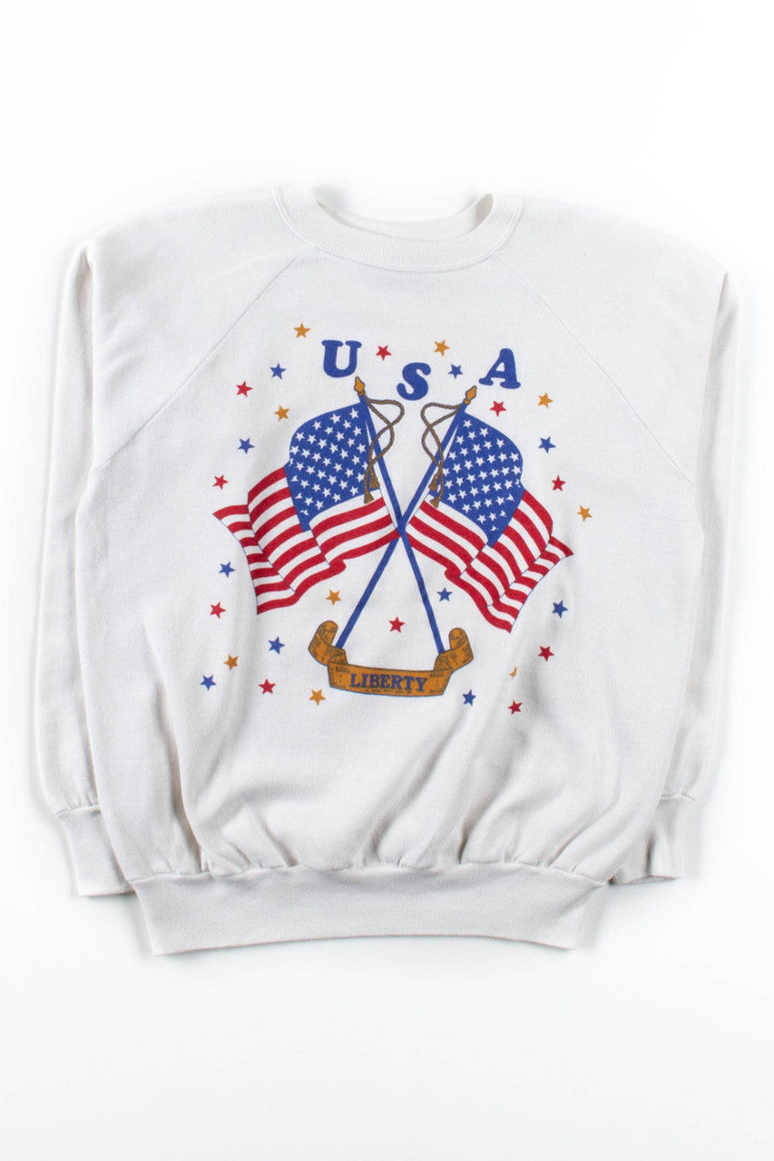 USA Liberty Flags Sweatshirt