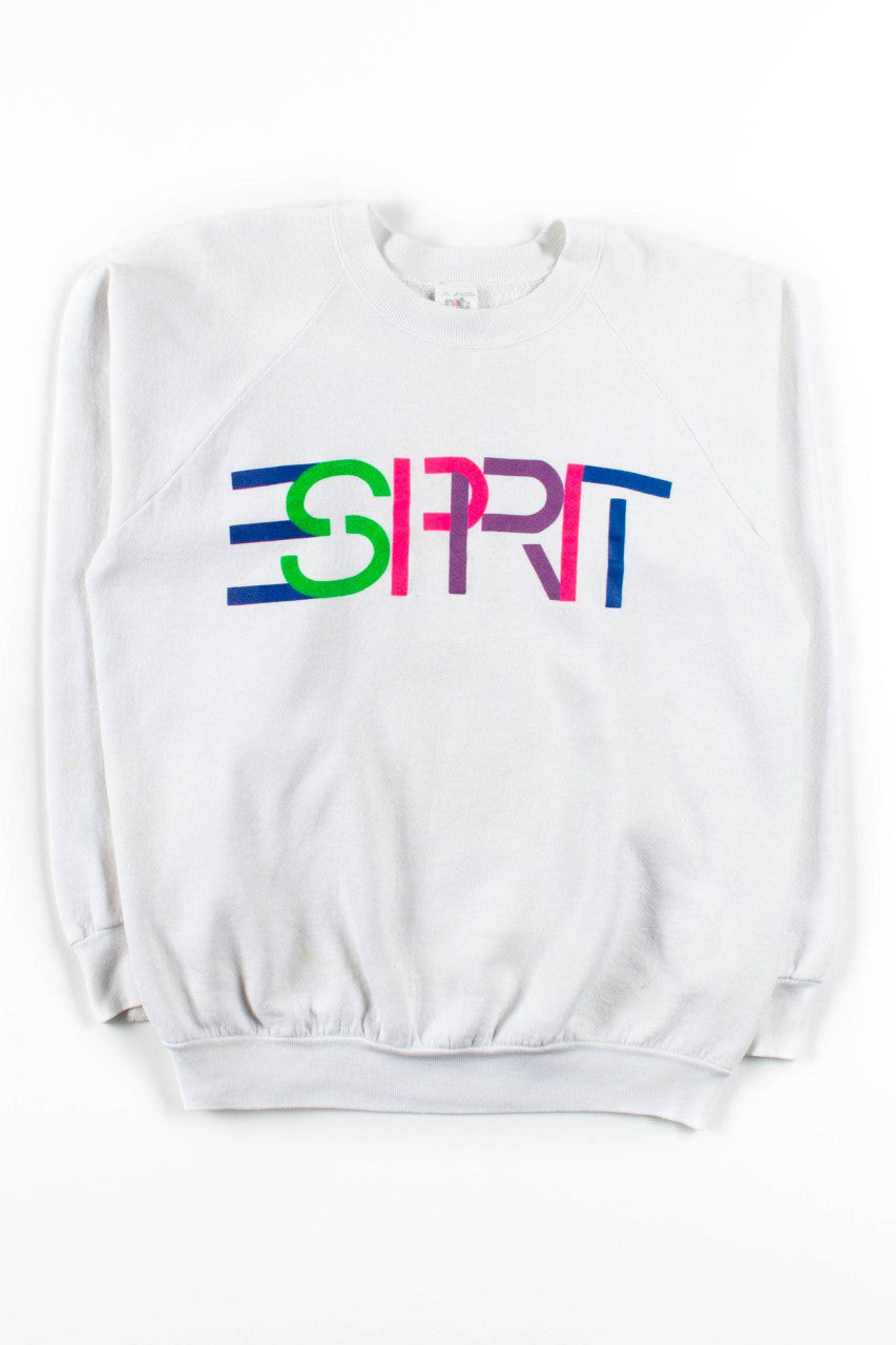 White Bootleg Esprit Sweatshirt