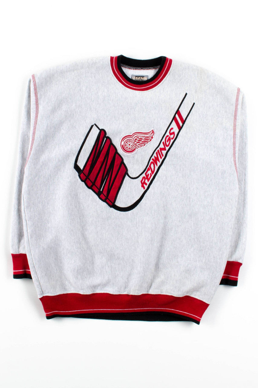 Detroit Red Wings Hockey Stick Sweatshirt