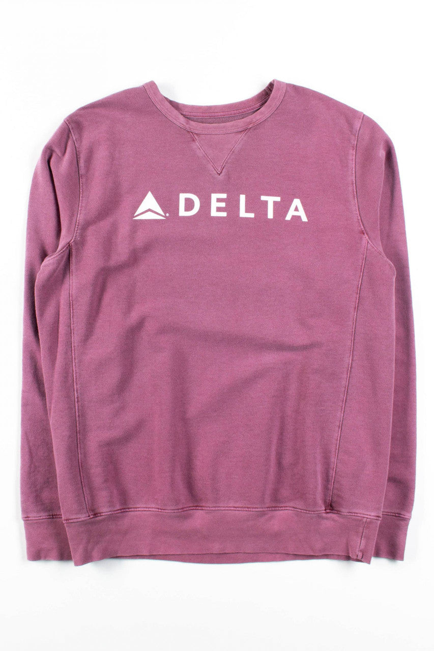 Mauve Delta Airlines Sweatshirt