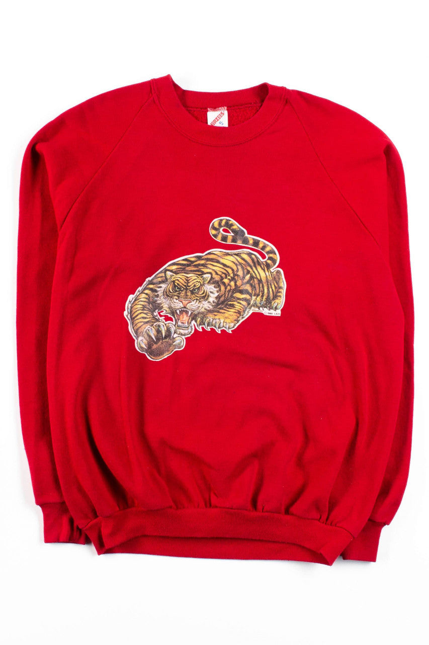 Vintage Tiger Attack Sweatshirt