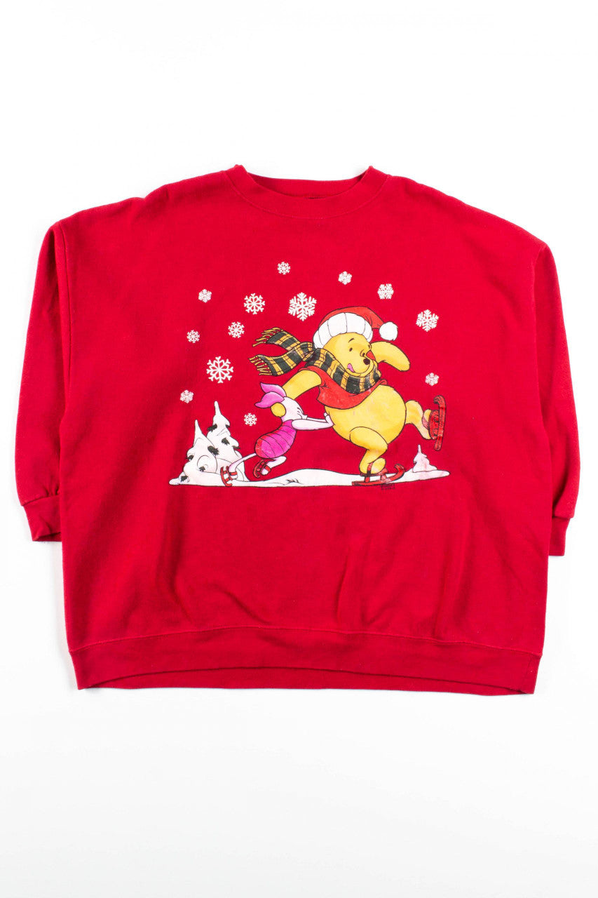 Pooh & Piglet Ice Skating Sweatshirt