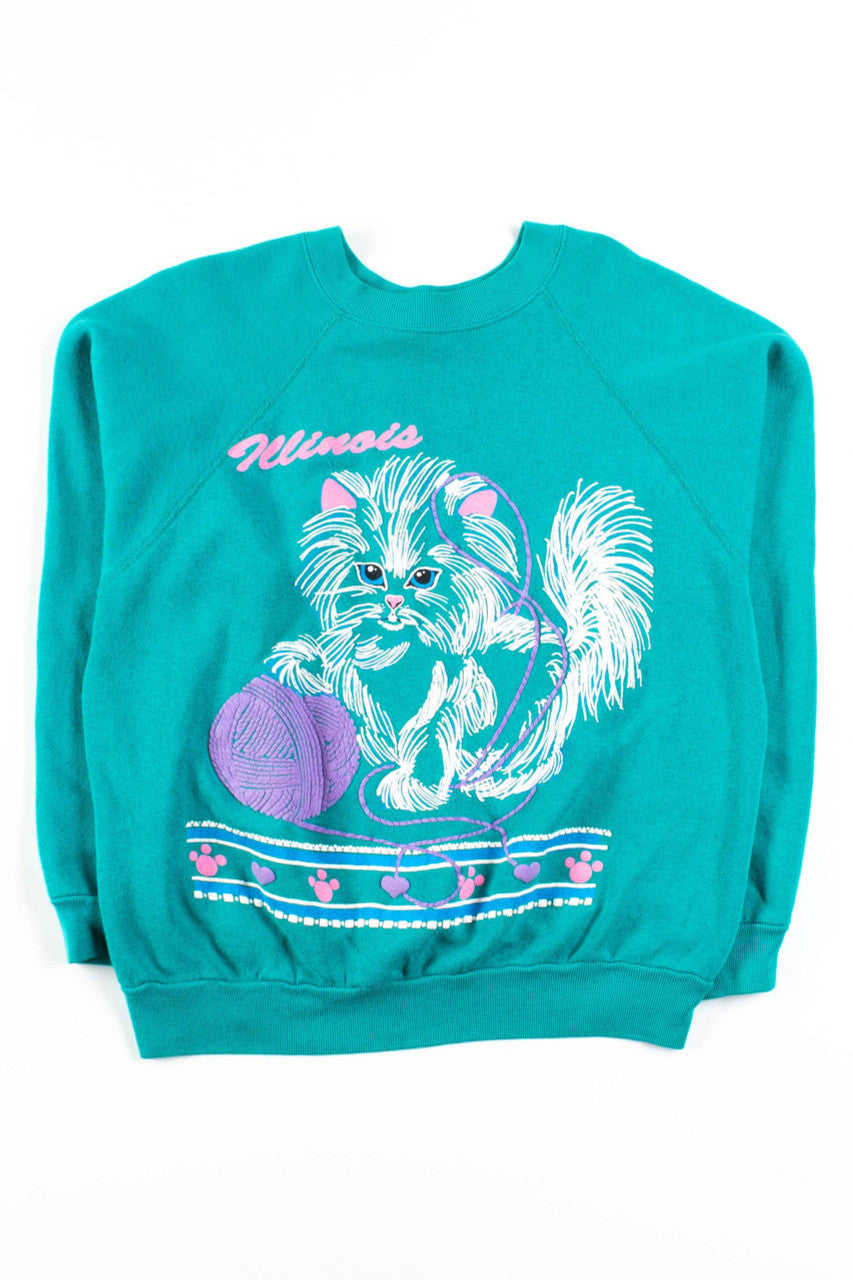 Illinois Kitten Sweatshirt