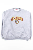 Grey Florida State Seminoles Sweatshirt