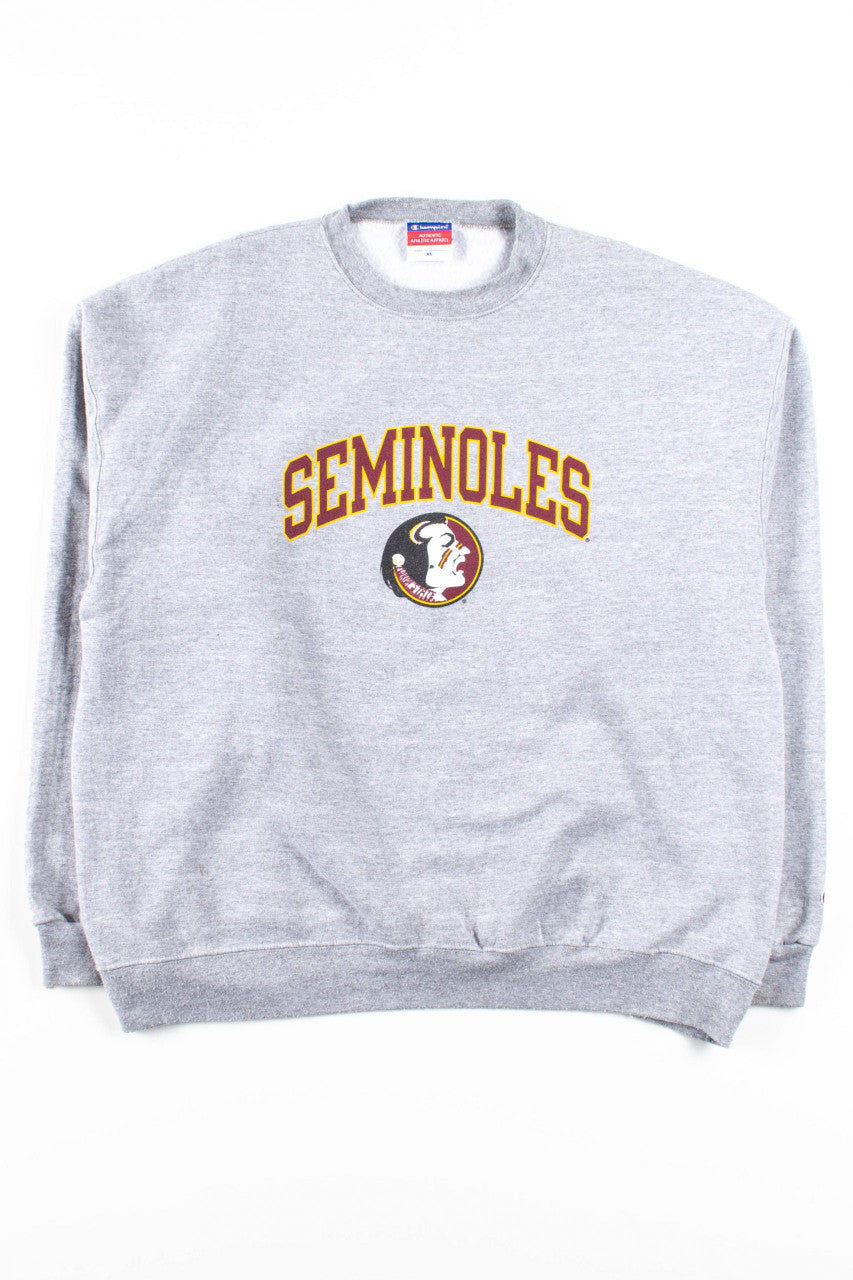 Grey Florida State Seminoles Sweatshirt