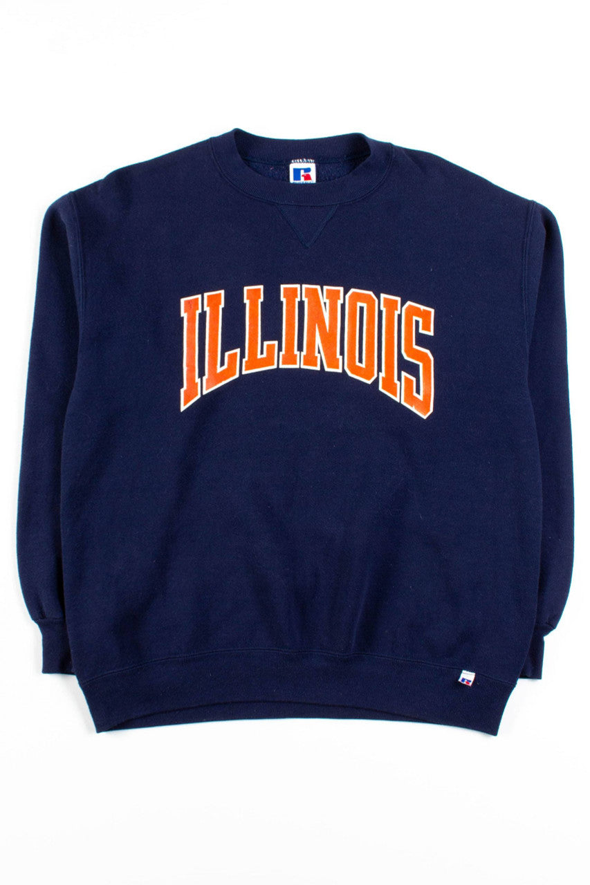 University Of Illinois Spellout Sweatshirt