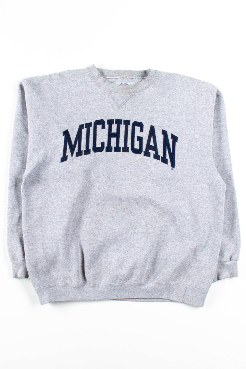 Grey Michigan Sweatshirt 1