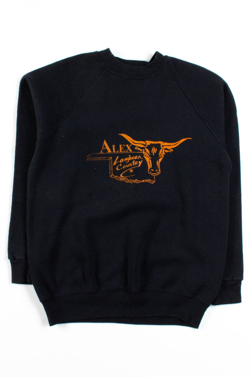 Alex Longhorn Country Oklahoma Sweatshirt