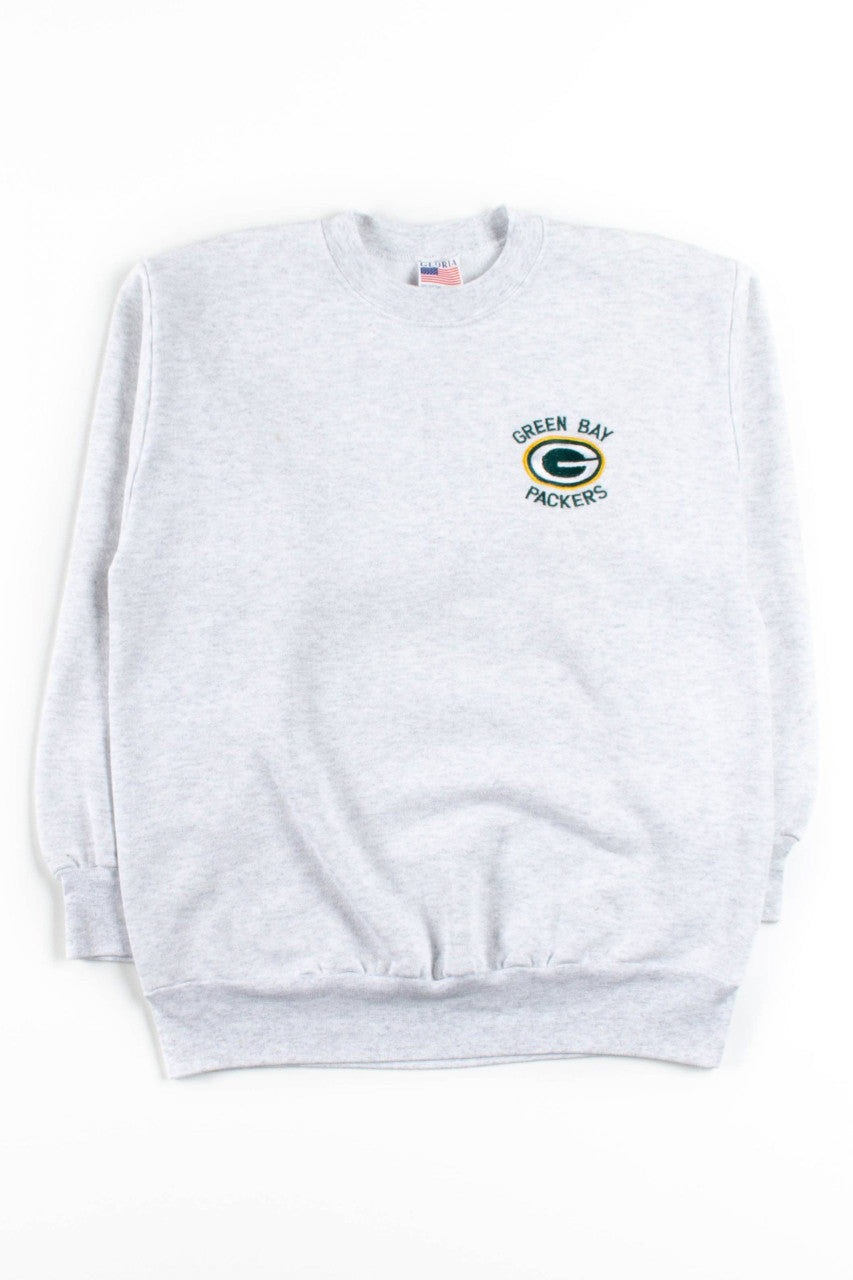 Grey Green Bay Packers Sweatshirt