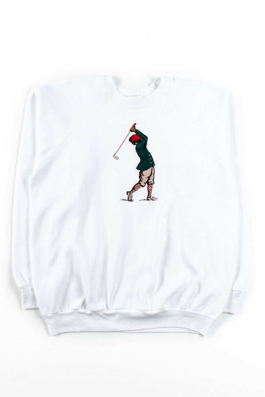 Embroidered Golfer Sweatshirt