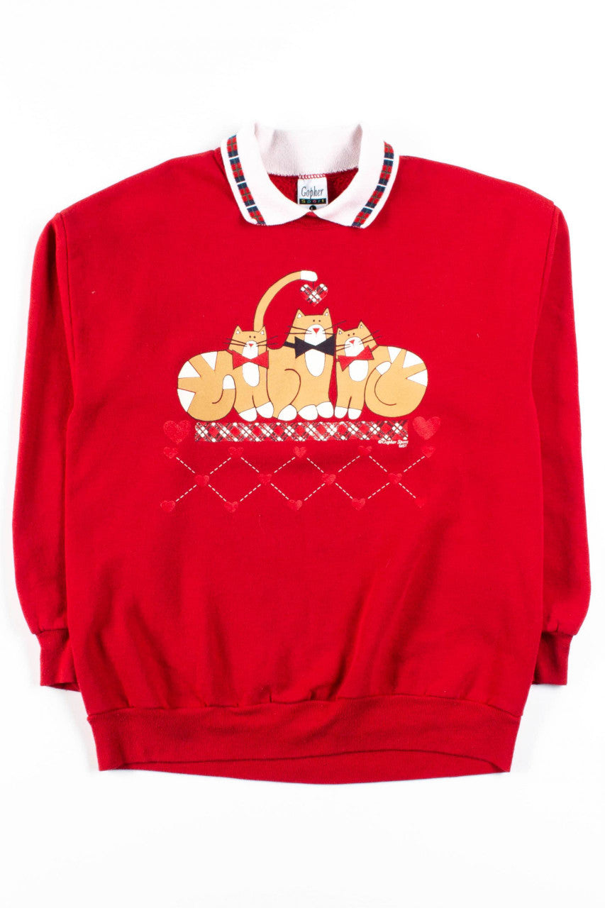 Collared Cats Grandma Sweatshirt