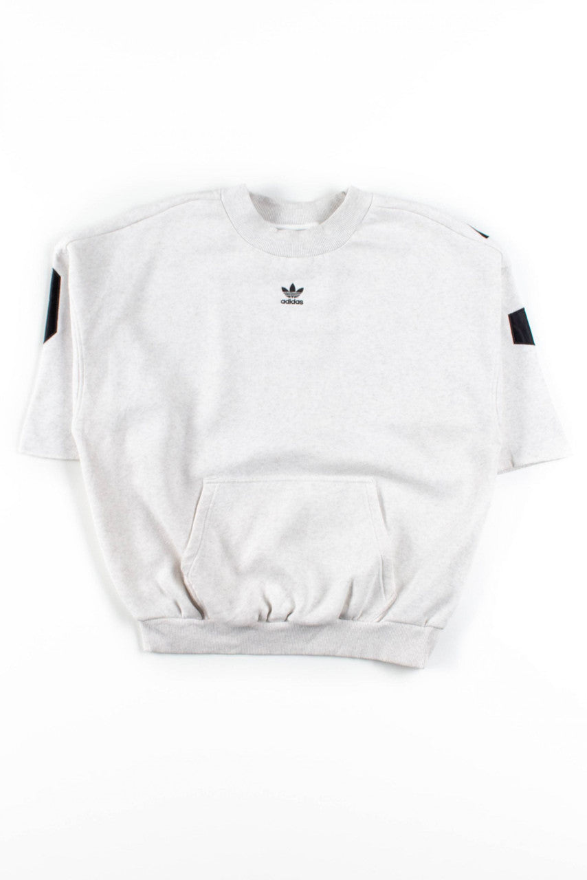 Short Sleeve Adidas Back Spellout Sweatshirt