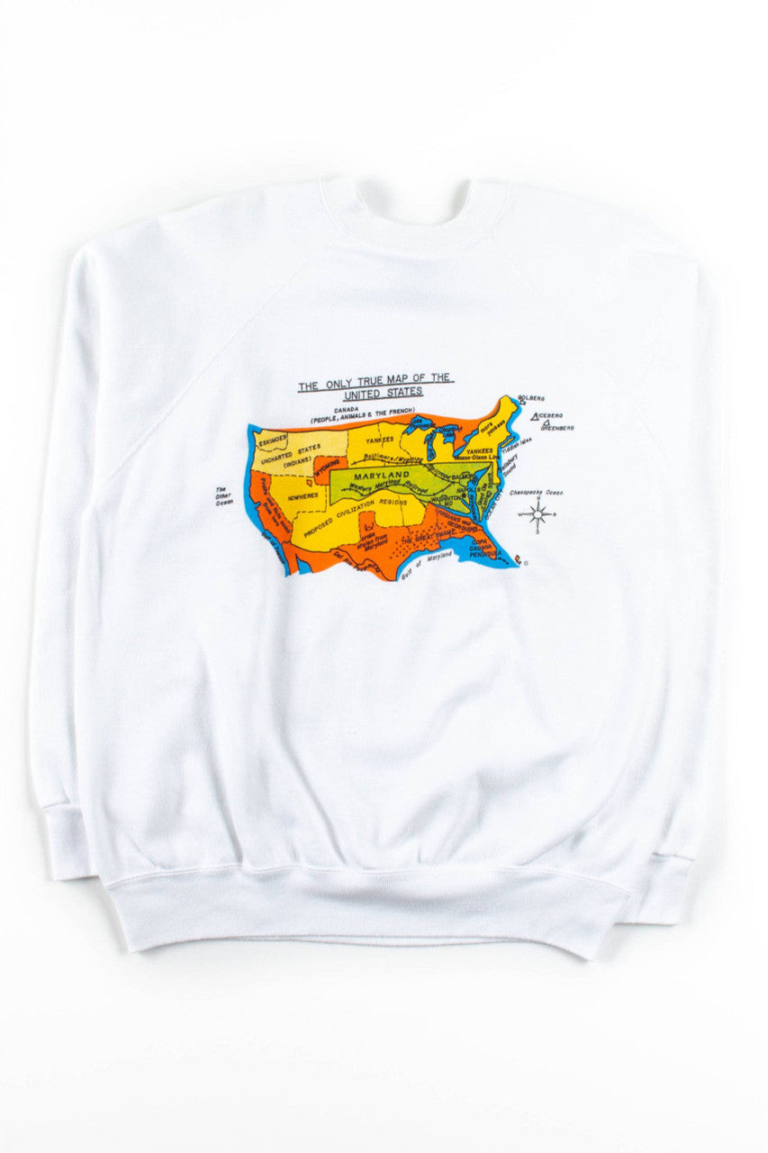 The Only True Map Vintage Sweatshirt