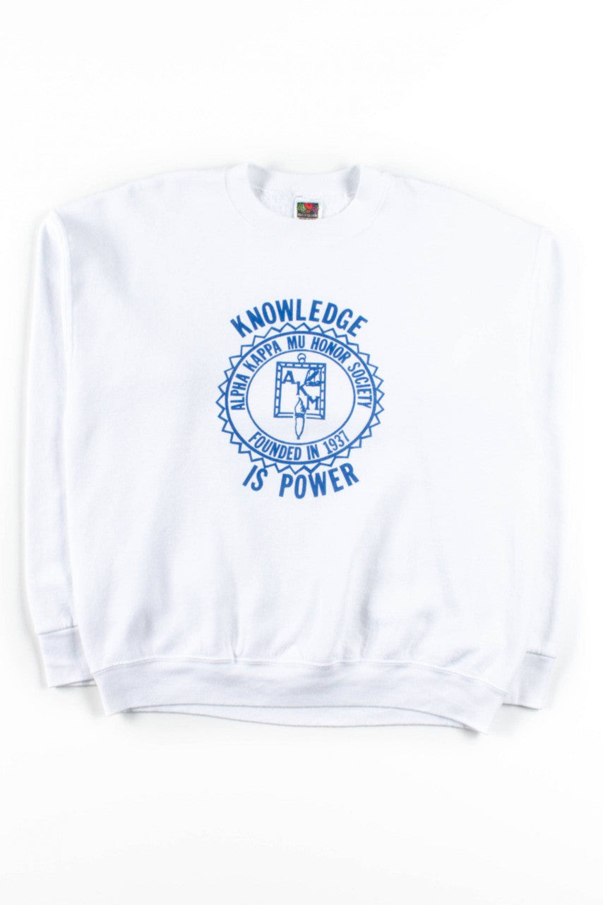 Knowledge Is Power Sweatshirt
