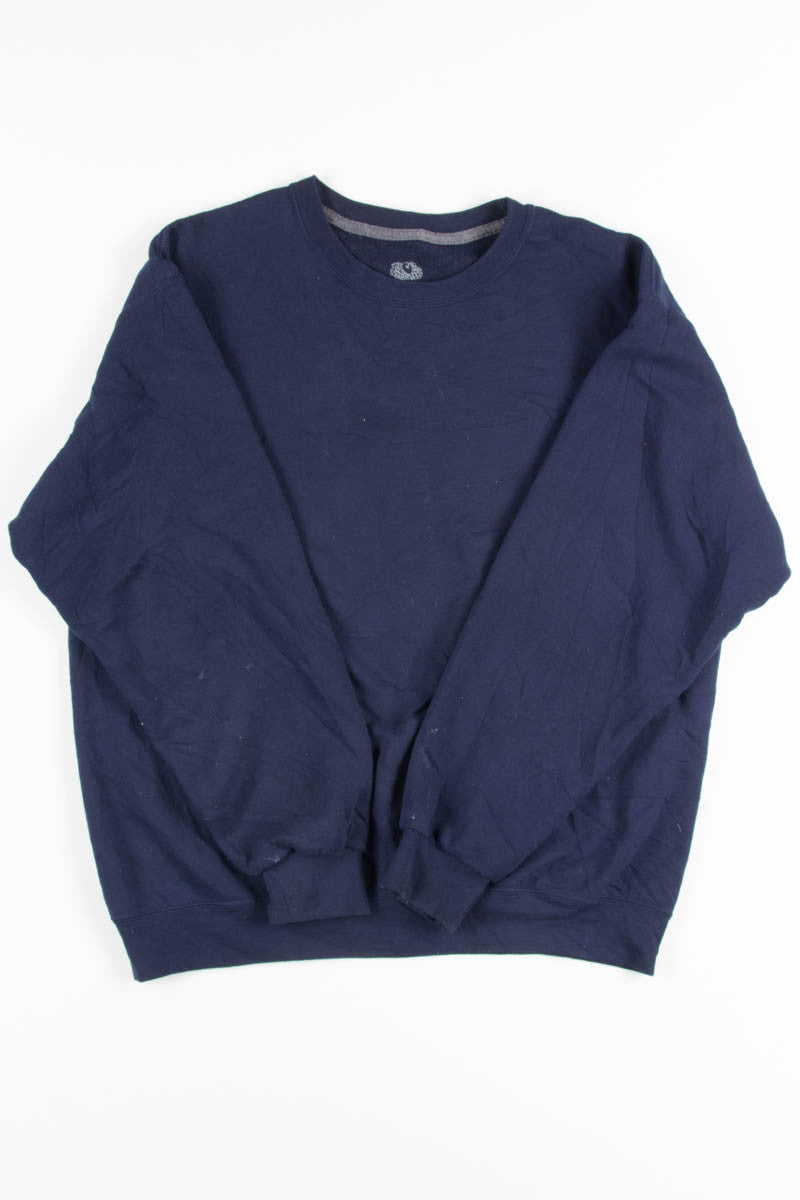 Navy Recycled Sweatshirt 1