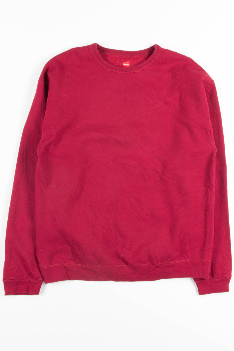 Burgundy Recycled Sweatshirt