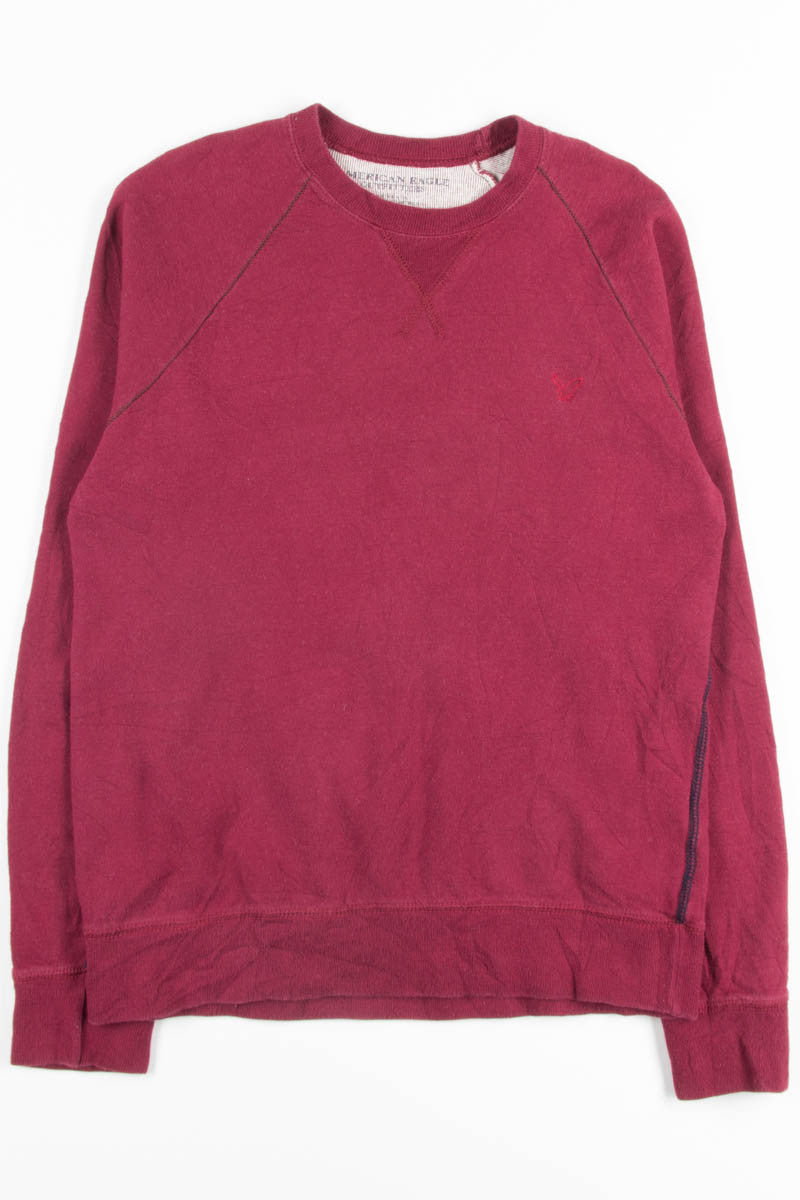 Burgundy Recycled Sweatshirt 2