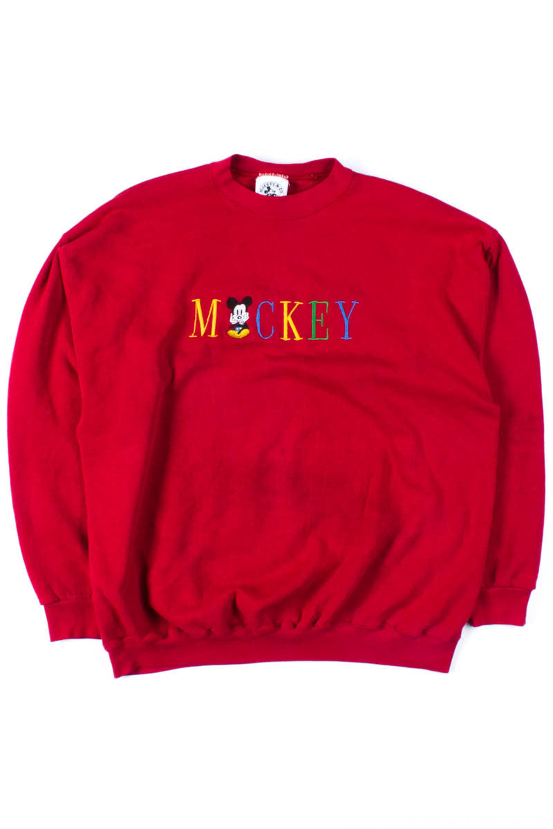 Red Mickey Sweatshirt