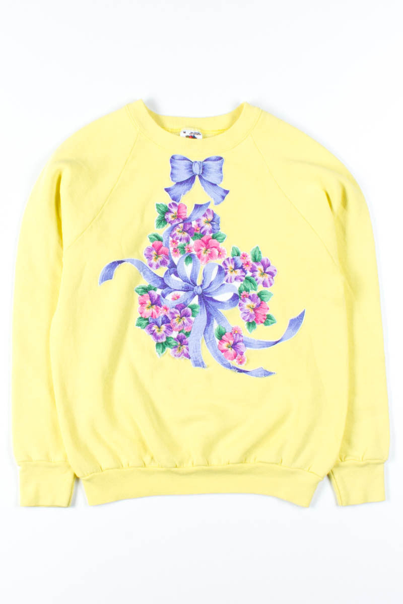 Yellow Bouquet Sweatshirt