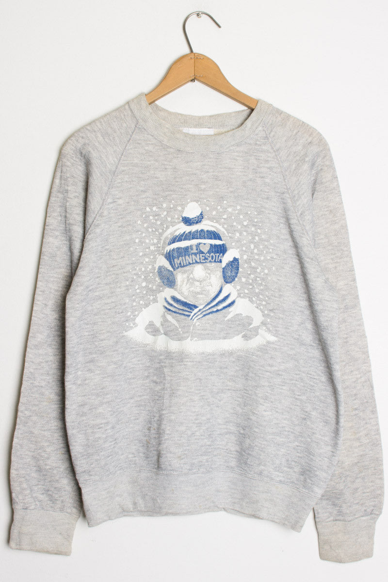 Burried in Snow Minnsota Vintage Sweatshirt