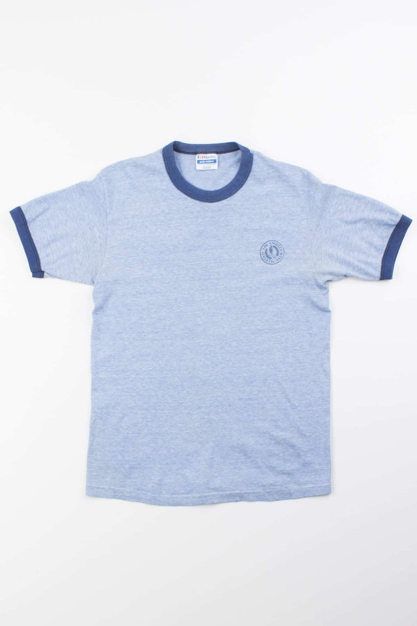80s Los Angeles Athletic Club Ringer Tee