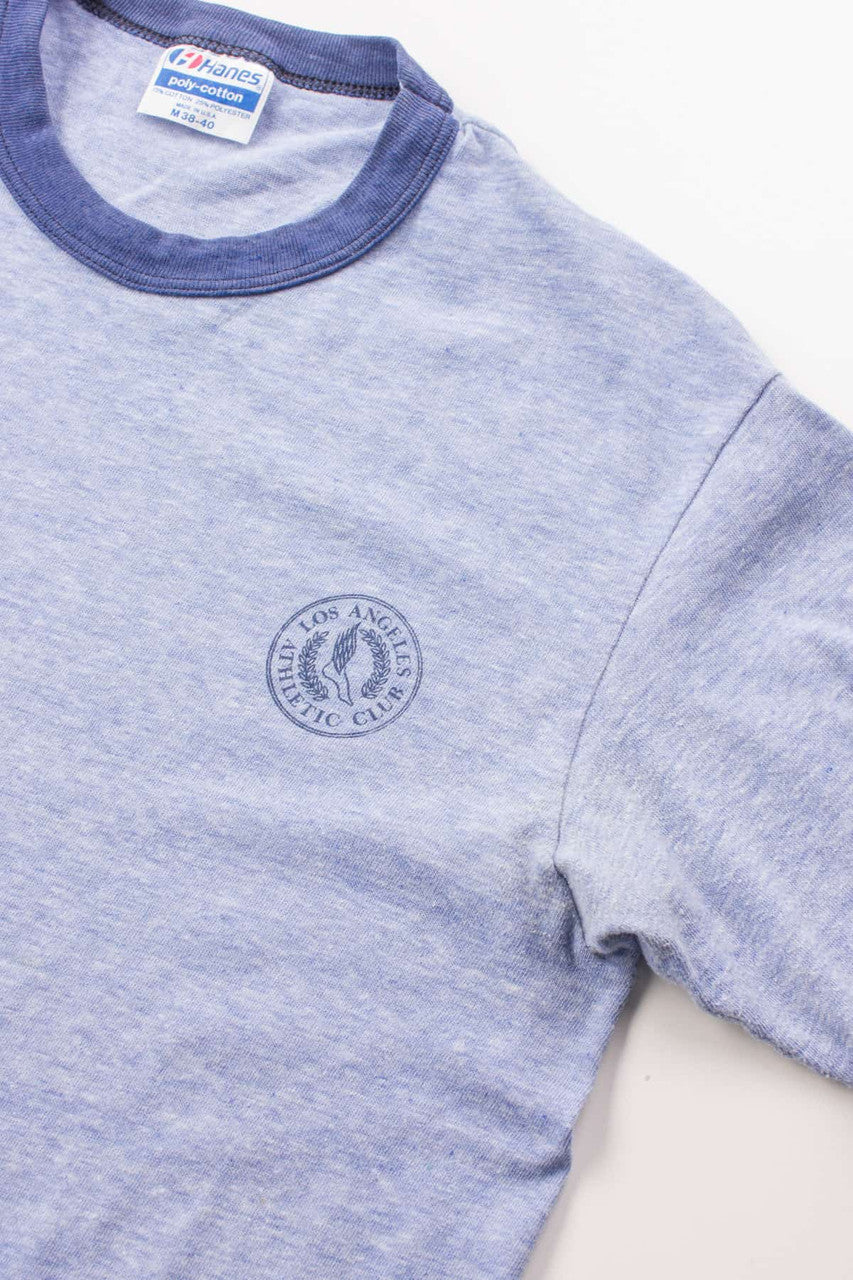 80s Los Angeles Athletic Club Ringer Tee