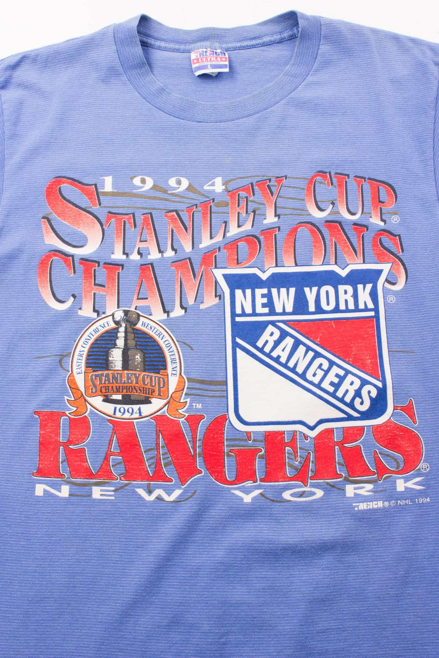 94' NY Rangers Stanley Cup T-Shirt (Single Stitch)