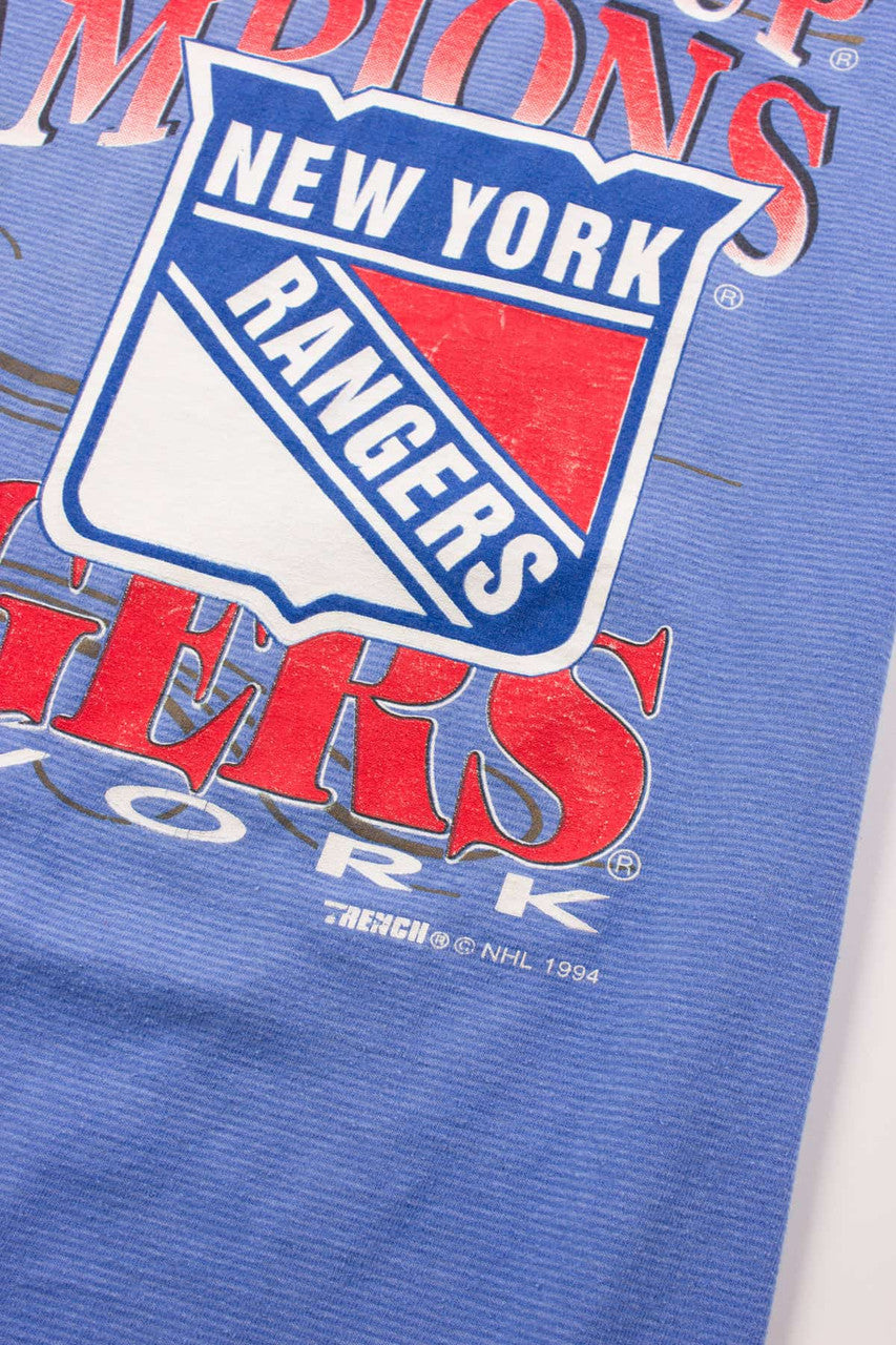 94' NY Rangers Stanley Cup T-Shirt (Single Stitch)